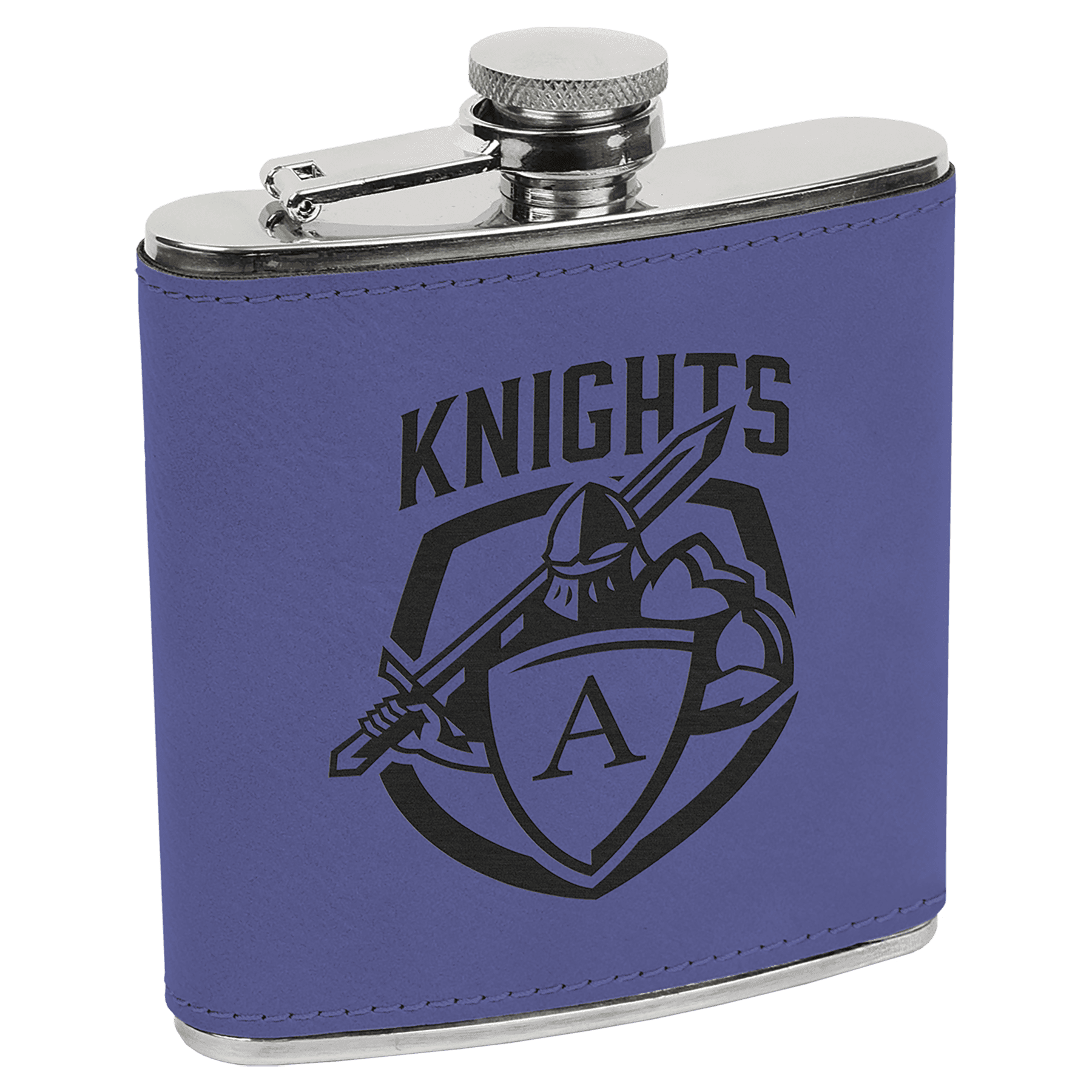 Flasks - 6oz Leatherette Stainless Steel