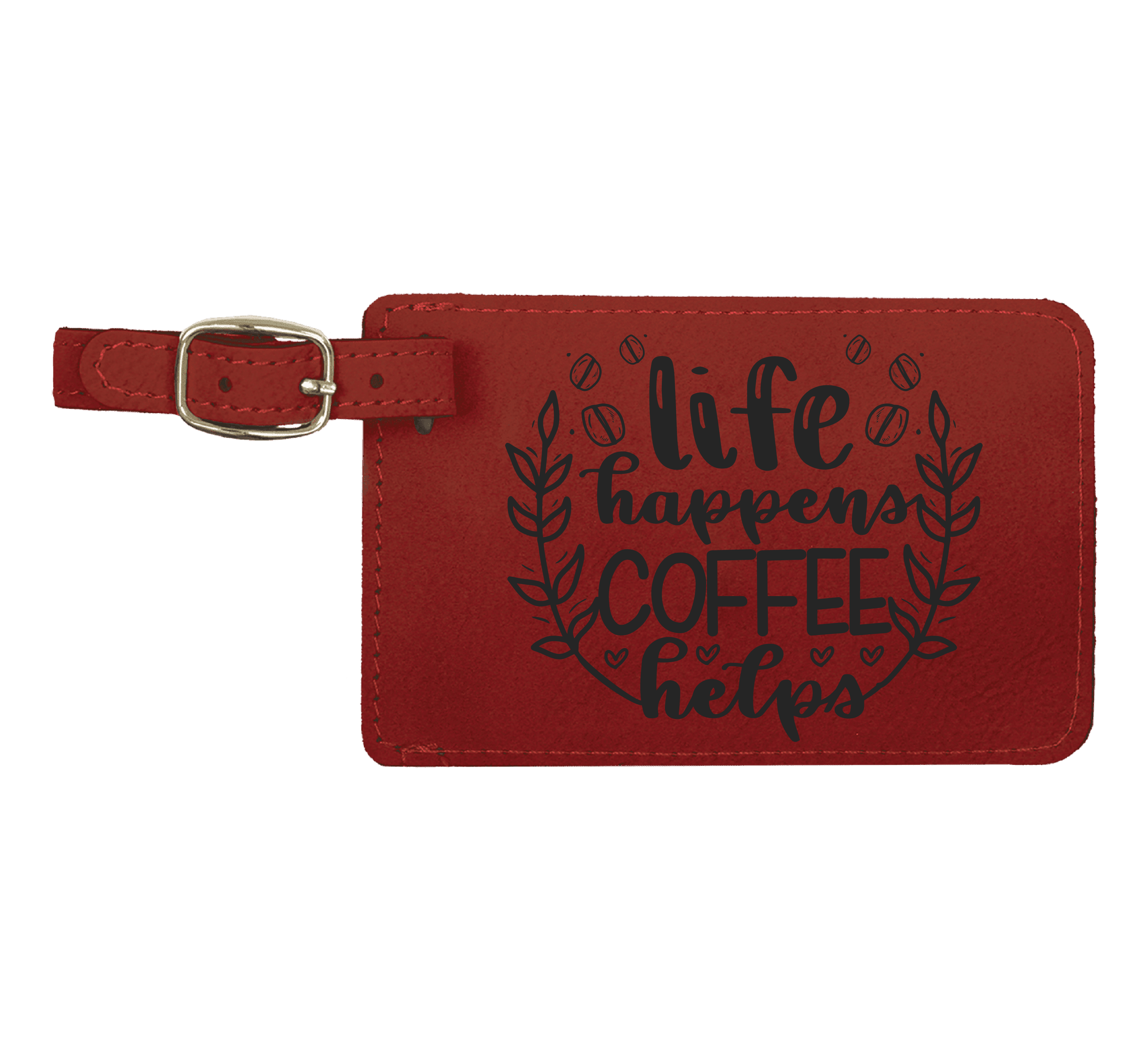 Baggage Tags - Engraves Black