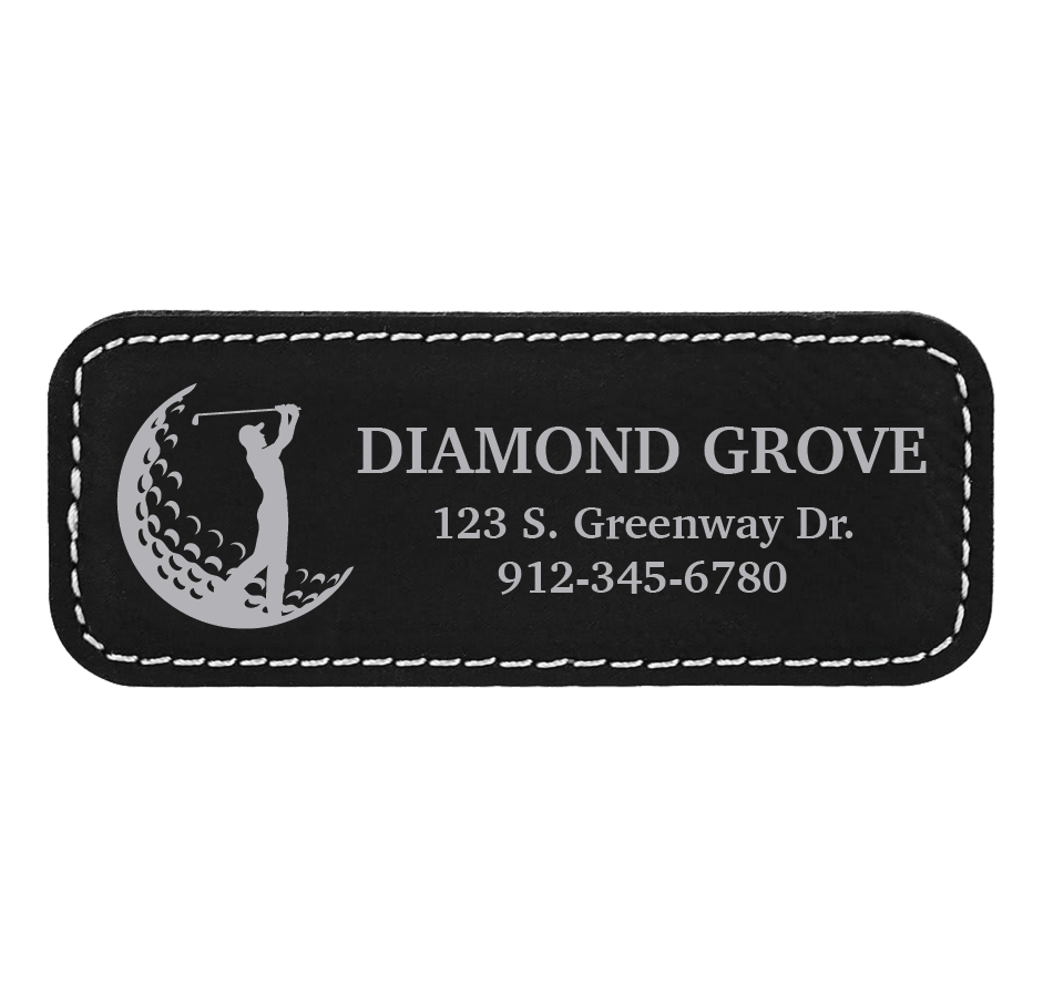 Small Rectangle - Engraves Silver