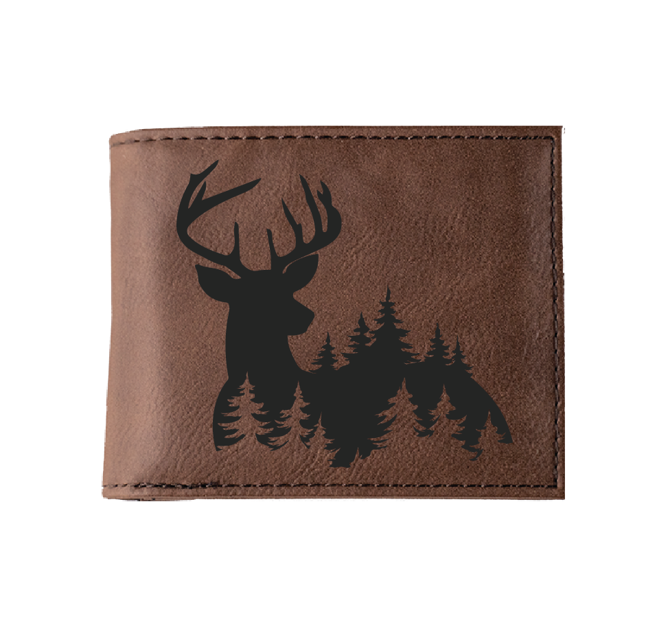 Flip ID Bifold - Engraves Black