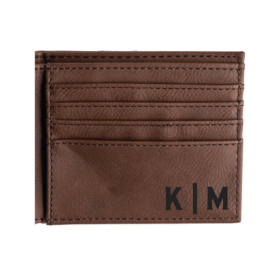 Flip ID Bifold - Engraves Black
