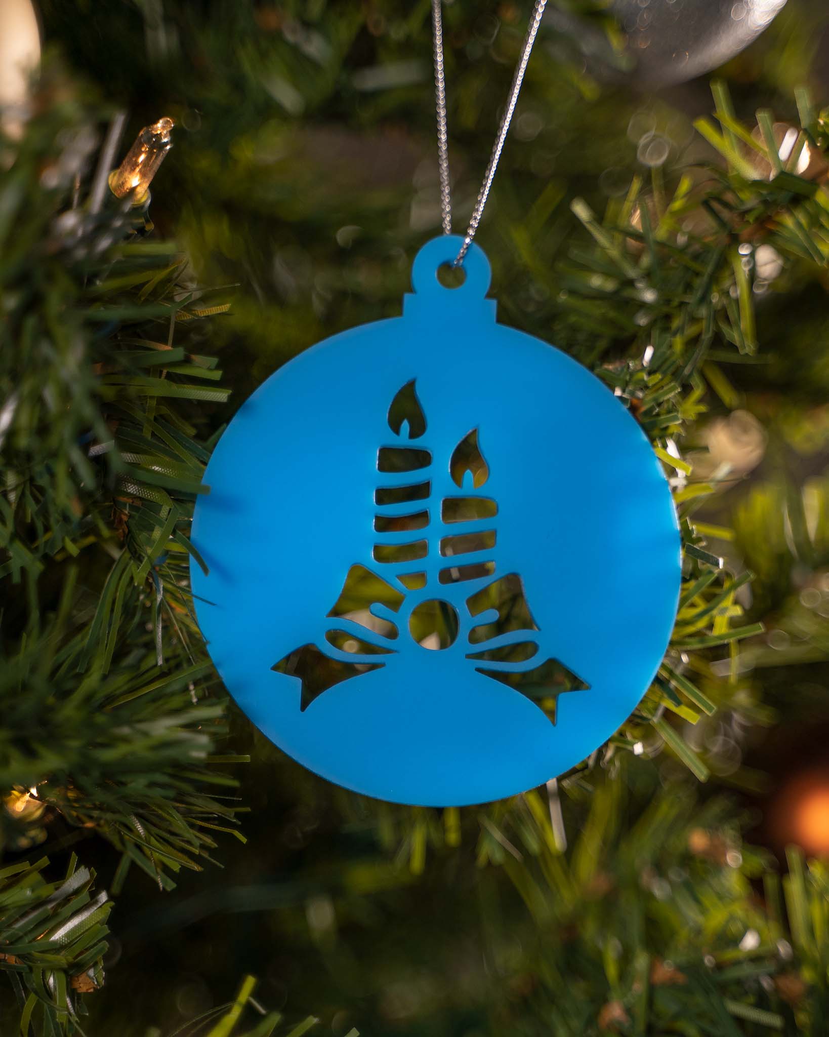 2 Candles Ornament