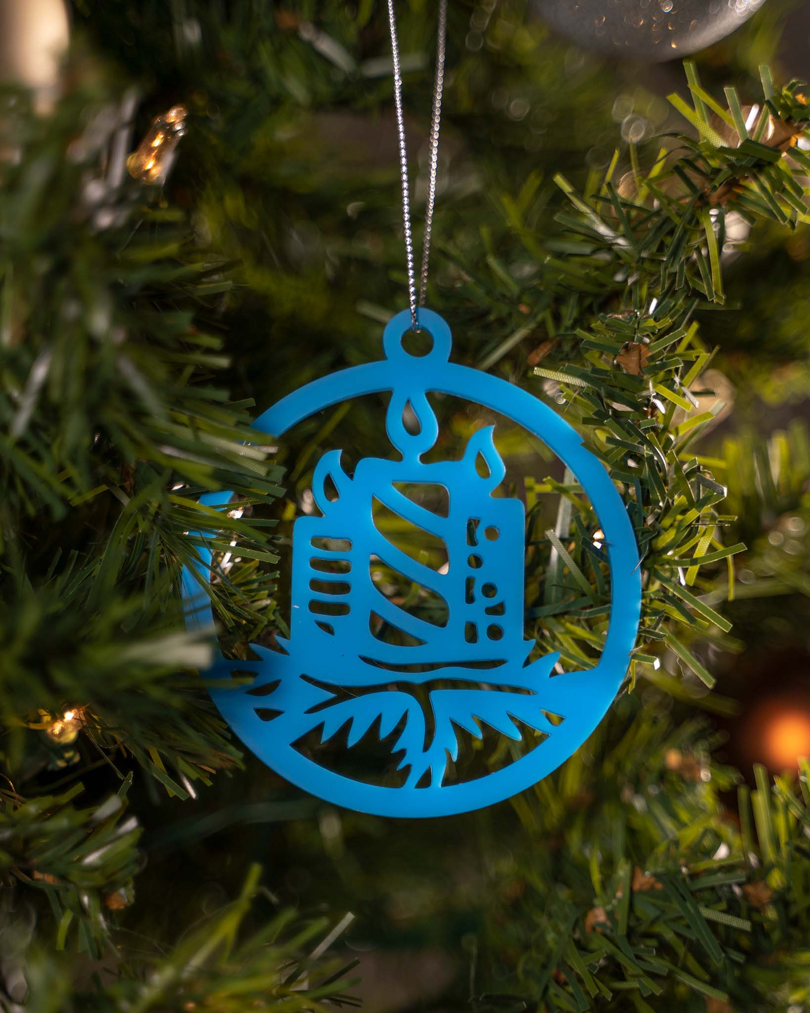 3 Candle Ornament