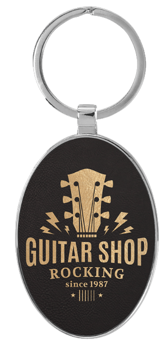 Leatherette Keychains