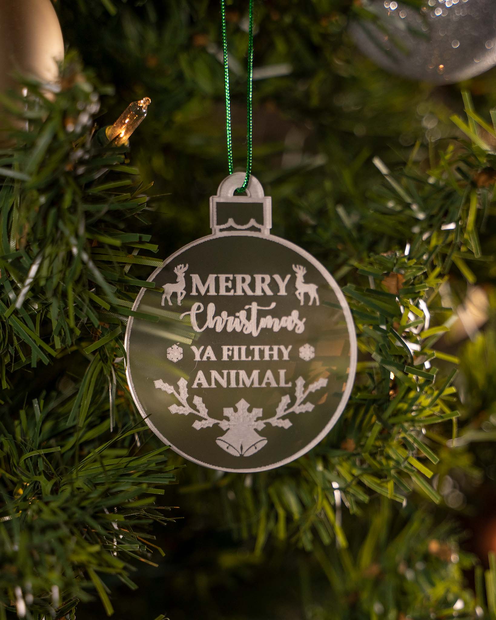 "Merry Christmas, Ya Filthy Animal" with Bells