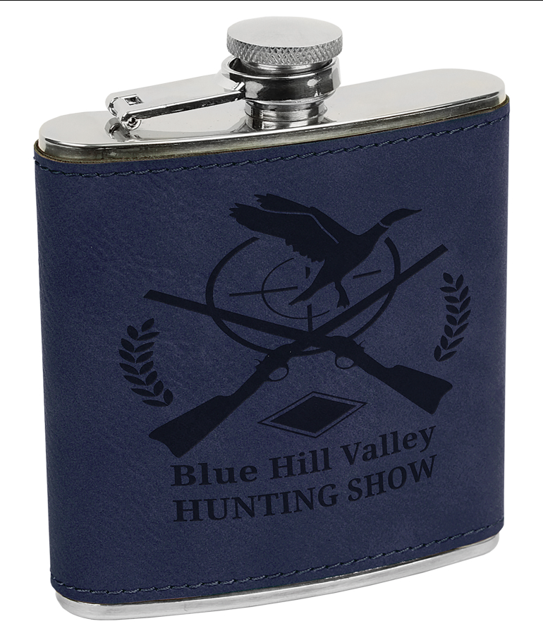 Flasks - 6oz Leatherette Stainless Steel