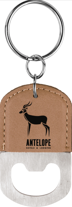 Oval Bottle Opener Keychain
