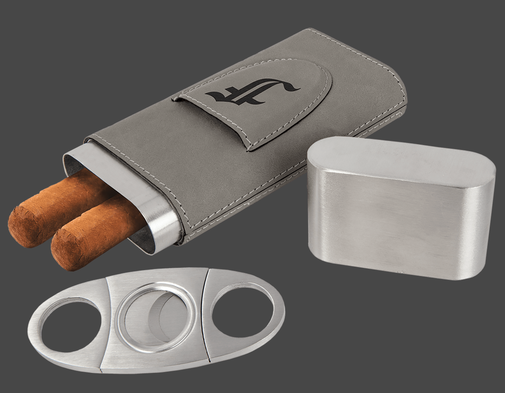 Cigar Case With Cutter