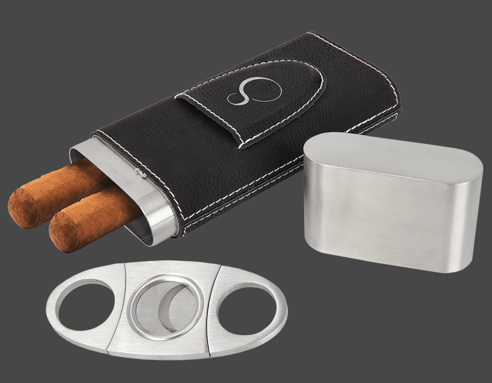 Cigar Case With Cutter