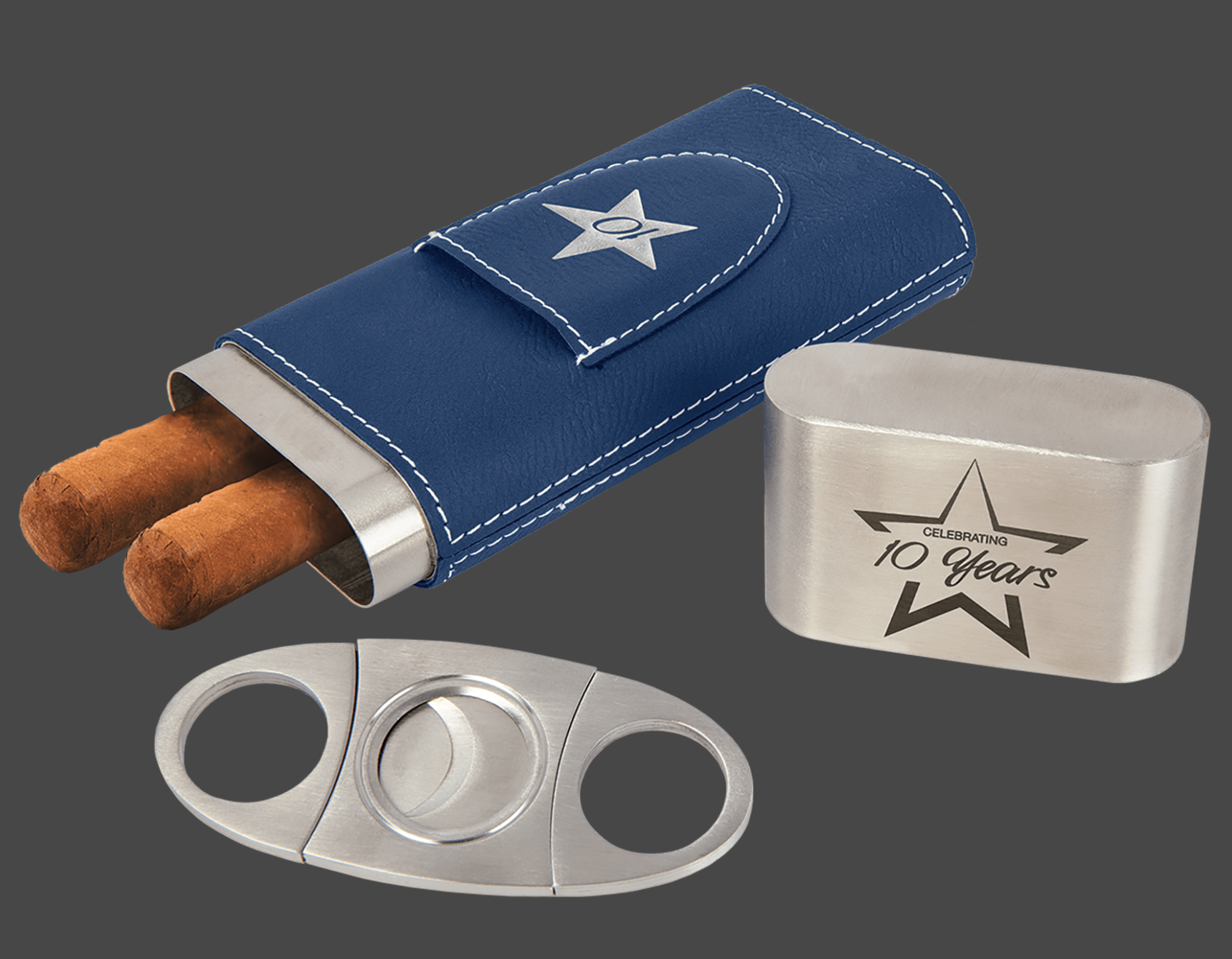 Cigar Case With Cutter