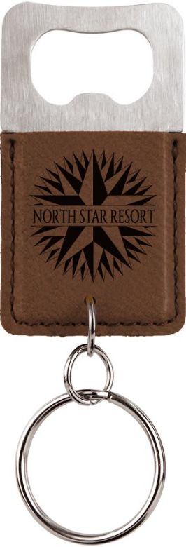 Rectangle Bottle Opener Keychain