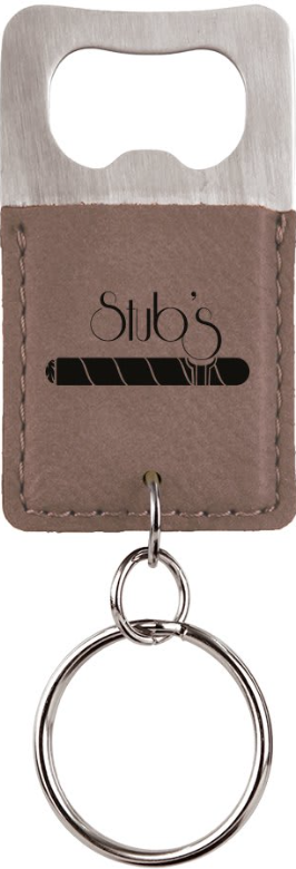 Rectangle Bottle Opener Keychain