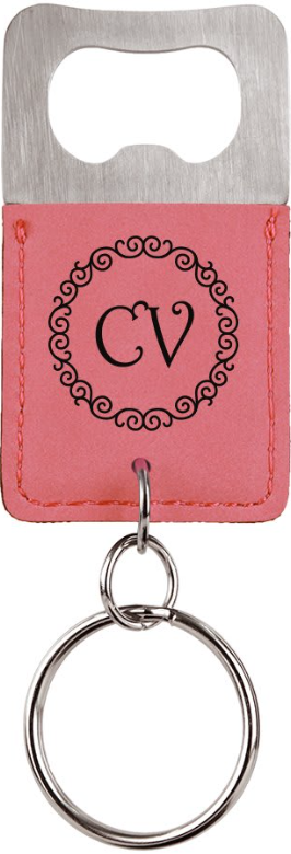 Rectangle Bottle Opener Keychain