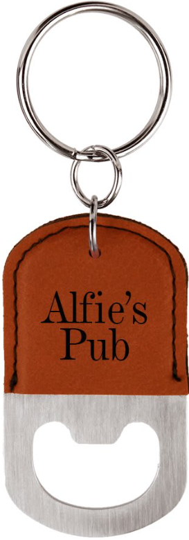 Oval Bottle Opener Keychain