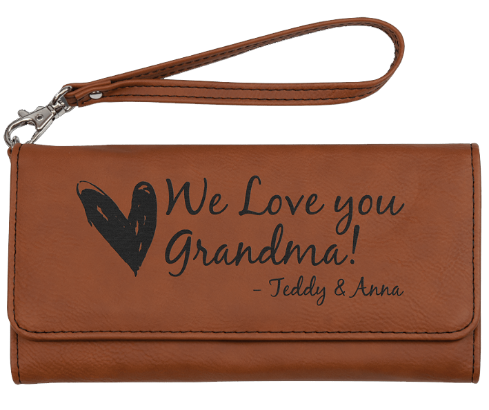 Clutch Wallet With Strap